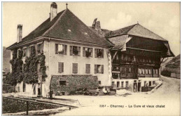 Charmey - La Cure Et Vieux Chalet - Autres & Non Classés