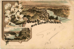 Gruss Aus Schaffhausen - Litho - Schaffhouse