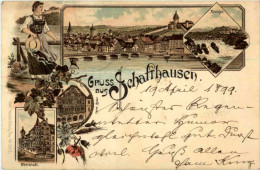 Gruss Aus Schaffhausen - Litho - Schaffhouse