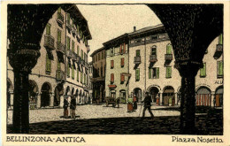 Bellinzona Antica - Künstlerkarte Ernst - Bellinzone