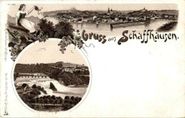 Gruss Aus Schaffhausen - Litho - Schaffhouse