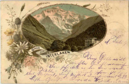 Gruss Aus Interlaken - Litho - Interlaken