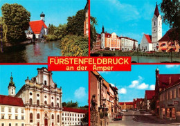 73901175 Fuerstenfeldbruck Partie An Der Amper Kirche Schloss Hauptstrasse Fuers - Fürstenfeldbruck