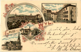 Gruss Aus Wil - Litho - Wil