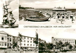 73901157 Ahlbeck Ostseebad Segelschulschiff Wilhelm Pieck Seebruecke FDGB Erholu - Sonstige & Ohne Zuordnung