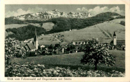 Blick Vom Föhrenwald Auf Degersheim Mit Säntis - Degersheim