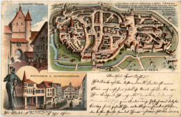 St. Gallen - 1654 - Litho - St. Gallen