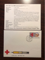 THAILAND FDC COVER 1988 YEAR VETERINARY HEALTH MEDICINE STAMPS - Thailand