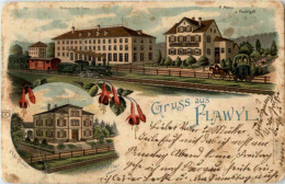 Gruss Aus Flawil - Litho - Flawil