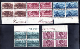 LIECHTENSTEIN 1941 - Yvert N° 167/171 - NEUFS ** LUXE / MNH - Timbres De Propagande Pour L'agriculture, TB - Nuovi