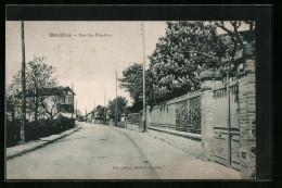 CPA Houilles, Rue Des Blanches, Vue De La Rue  - Houilles