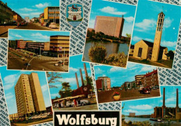 73901104 Wolfsburg Ortspartien VW Gebaeude Kirche Teilansichten Wolfsburg - Wolfsburg