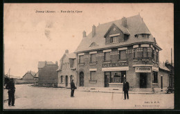 CPA Jussy, Rue De La Gare  - Sonstige & Ohne Zuordnung