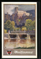 AK Deutscher Schulverein Nr. 170: Kautzenstein, Brücke Und Burg  - Guerra 1914-18