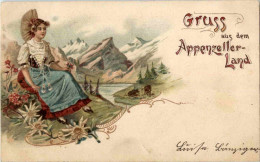 Gruss Aus Dem Appenzellerland - Litho - Altri & Non Classificati