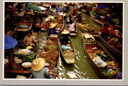 1-5-2024 (3 Z 33) Thailand (posted To France) Floating Market - Mercados