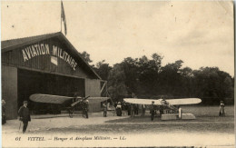 Vittel - Hangar Et Aeroplane Militaire - 1914-1918: 1ra Guerra