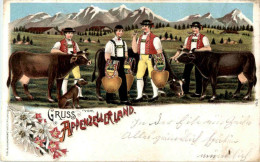 Gruss Aus Dem Appenzeller Land Litho - Autres & Non Classés