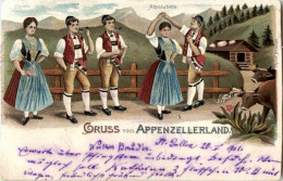 Gruss Aus Dem Appenzellerland - Litho - Altri & Non Classificati