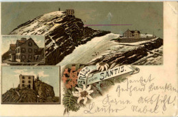 Gruss Vom Säntis - Litho - Other & Unclassified