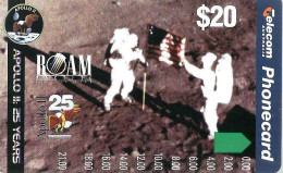 AUSTRALIA $20 APOLLO II ASTRONAUT PLANTING FLAG ON MOON 25 YEARS AUS-151 PRIVATE ISSUE MINT READ DESCRIPTION !! - Australien