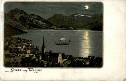 Gruss Aus Weggis - Litho - Weggis