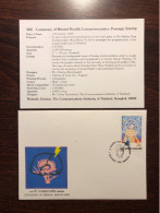 THAILAND FDC COVER 1989 YEAR MENTAL PSYCHIATRY HEALTH MEDICINE STAMPS - Thaïlande