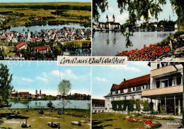 73862516 Bad Waldsee Fliegeraufnahme Teilansicht Strandbad Kurhaus Bad Waldsee - Bad Waldsee