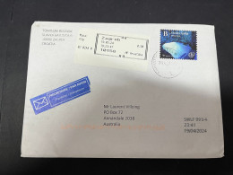 1-5-2024 (3 Z 34) Letter Posted From Croatia To Australia In 2024 (1 Cover) - Croatia