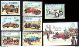 1268  Cars - Voitures - Laos Yv 569-75 + B - MNH - 1,95 (14) - Automobile