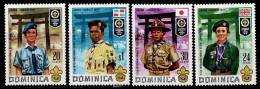 DOM-02- DOMINICA - 1971 - MNH -SCOUTS- WORLD SCOUT JAMBOREE JAPAN - Dominique (...-1978)