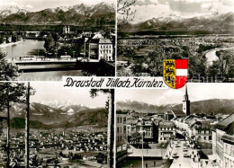 73829094 Villach Kaernten Draupartien Panorama Ortsansicht Villach Kaernten - Sonstige & Ohne Zuordnung