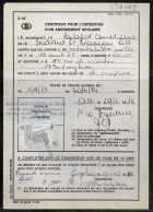 Belgium Parcel Stamp Sc. Q407 On Document C42 “Certificate For Obtaining A School Subscription” Enghien 24.08.83 - Documenti & Frammenti