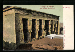 CPA Denderah, Temple Of Hathor  - Autres & Non Classés