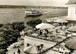 73829028 Starnberg Starnbergersee Strand Hotel Terrassen Cafe Schloss Berg  - Starnberg