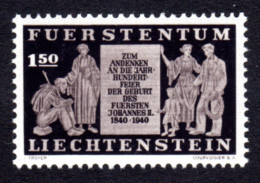 LIECHTENSTEIN 1940 - Yvert N° 165 - NEUF ** LUXE / MNH - Pierre Du Souvenir, TB - Unused Stamps