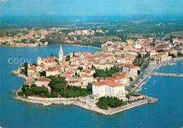73662948 Porec Halbinsel Altstadt Fliegeraufnahme Porec - Croatia