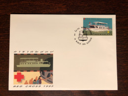 THAILAND FDC COVER 1995 YEAR RED CROSS HEALTH MEDICINE STAMPS - Thailand