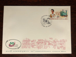 THAILAND FDC COVER 1997 YEAR MEDICAL SCHOOL HEALTH MEDICINE STAMPS - Tailandia