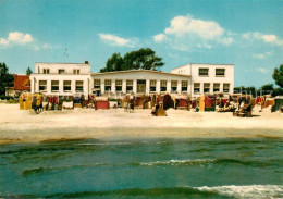 73662595 Haffkrug Ostseebad Hotel Restaurant Cafe Strandhalle Strand Ansicht Vom - Scharbeutz