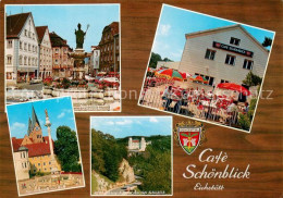 73662539 Eichstaett Oberbayern Cafe Restaurant Schoenblick Terrasse Marktplatz M - Eichstätt