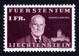 LIECHTENSTEIN 1940 - Yvert N° 164 - NEUF ** LUXE / MNH - Jean II Et Château De Vaduz, TB - Neufs