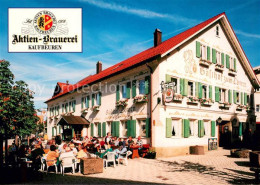 73662301 Sonthofen Oberallgaeu Gasthaus Zum Loewen Restaurant Terrasse Wappen Ak - Sonthofen