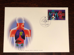 THAILAND FDC COVER 2000 YEAR ORGAN DONATION DONORS HEALTH MEDICINE STAMPS - Thailand