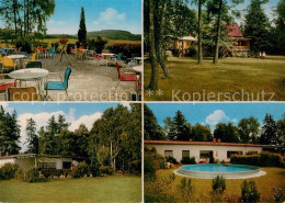73662284 Nonnenbach WaldCafe Pension Maus Terrasse Garten Swimming Pool Nonnenba - Autres & Non Classés