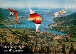 73662146 Tegernsee Fliegeraufnahme Drachenflieger Tegernsee - Tegernsee