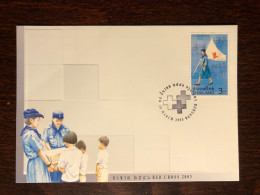 THAILAND FDC COVER 2003 YEAR RED CROSS HEALTH MEDICINE STAMPS - Tailandia