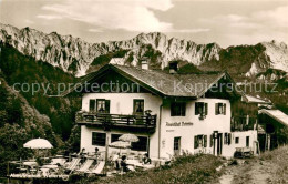 73662015 Garmisch-Partenkirchen Almwirtschaft Wetterstein Ausflugsziel Ueber Der - Garmisch-Partenkirchen