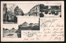 AK Ludwigsburg, Myliusstrasse, Corps De Logis, Schlosshof Mit Soldaten  - Ludwigsburg