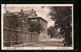 AK Sommerfeld /N.-L., Krankenhaus Mit Mauer, Von Der Strasse Gesehen  - Otros & Sin Clasificación